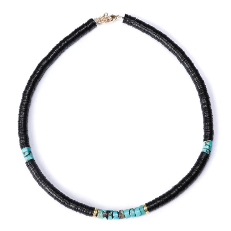 

boho bohemian Ras de Cou Desert Dore Blanc Noir shell beaded necklaces bracelet fashion choker necklace bead kolye women colar