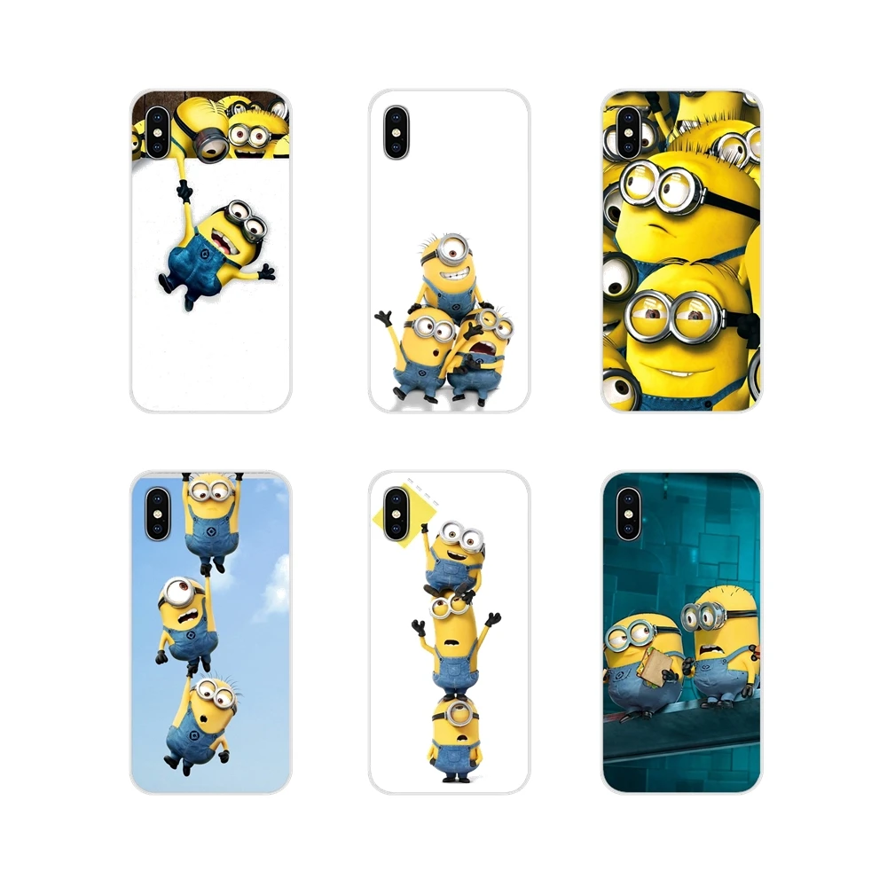 

Mobile Phone Case For Huawei G7 G8 P7 P8 P9 P10 P20 P30 Lite Mini Pro P Smart Plus 2017 2018 2019 Yellow Minions Cute Despicable