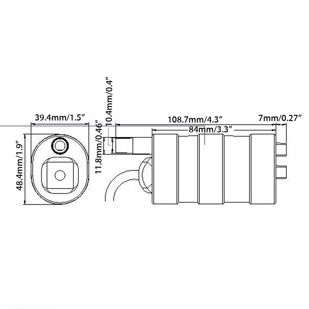 Mini DC 12V Brushless Water Pump Large Flow Magnetic Submersible Aquarium Water Pump Motor for Pond Garden Fountain Irrigation