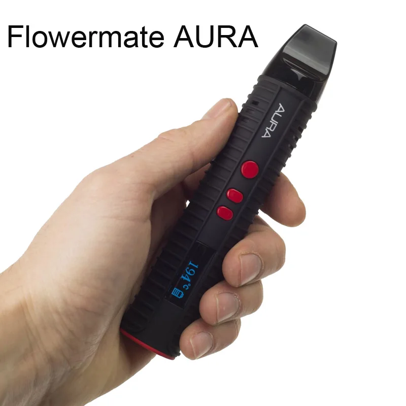 Flowermate AURA сухой травяной испаритель восковой жидкости 3 в 1 электронная сигарета 2600 мАч Vaporizador de hierbas электронная сигарета Vape