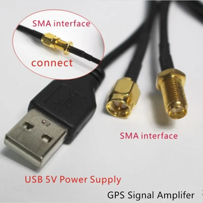 Gps антенна навигатор усилитель gps Автомобильный Сигнал повторитель усилитель 5 м gps прием и передача для телефона Автомобильная навигационная система
