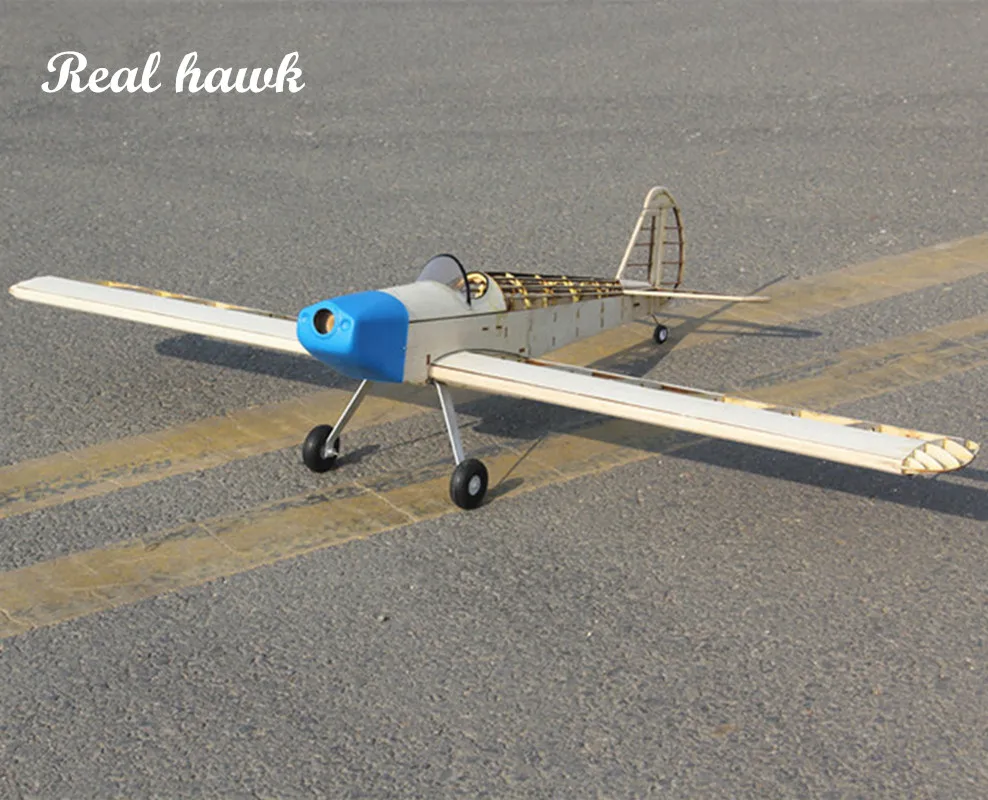 RC Plane Laser Cut Balsa Wood Airplanes Kit 2.5cc(nitro) Wingspan 1000mm New Spacewalk Frame without Cover Model Building Kit