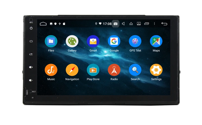 Top two din car dvd multimedia player for toyota corolla 2016 2017 with android 9.0 system octa core 4G RAM 64G ROM GPS navi wifi 7