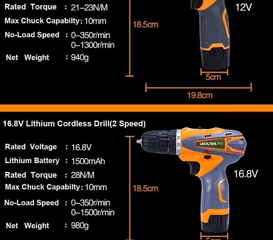 Cordless Lithium Battery Electric Drill-13