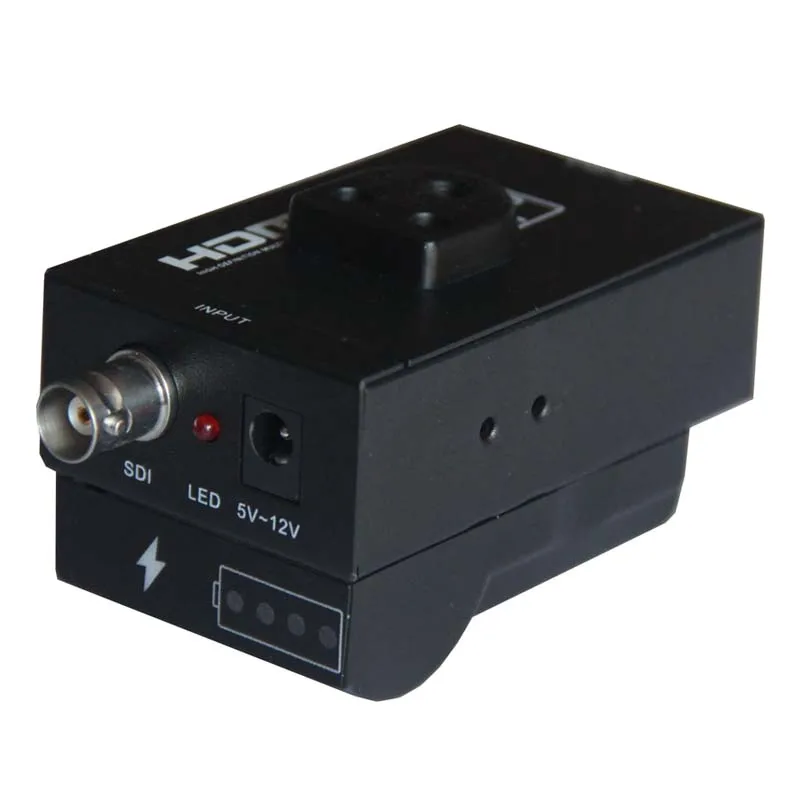  HD-SDI 3G-SDI to HDMI Video Converter with Battery Socket 1080p Camera Transmmiter
