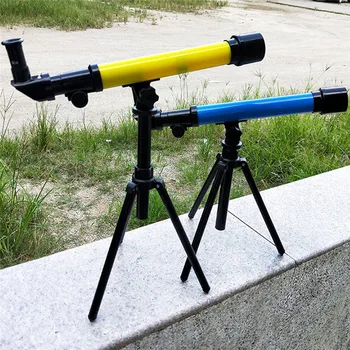 

Child Beginner Telescope with Small Tripod Compass Moon Watching Children's Toy Gift