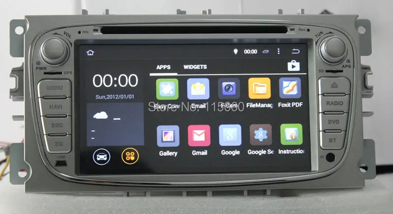 Android 4.4 Quad core Car DVD for Ford Focus 2 Silver 4