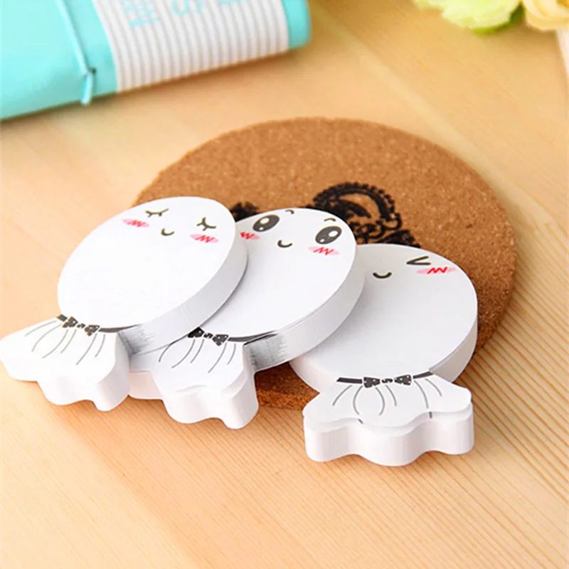 3 шт. корейский Kawaii Sunny Doll липкий блокнот бумажный стикер милый стационарный