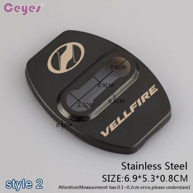 Car door lock cover car interior accessories car exterior accessories for Toyota Vellfire Corolla 2008
