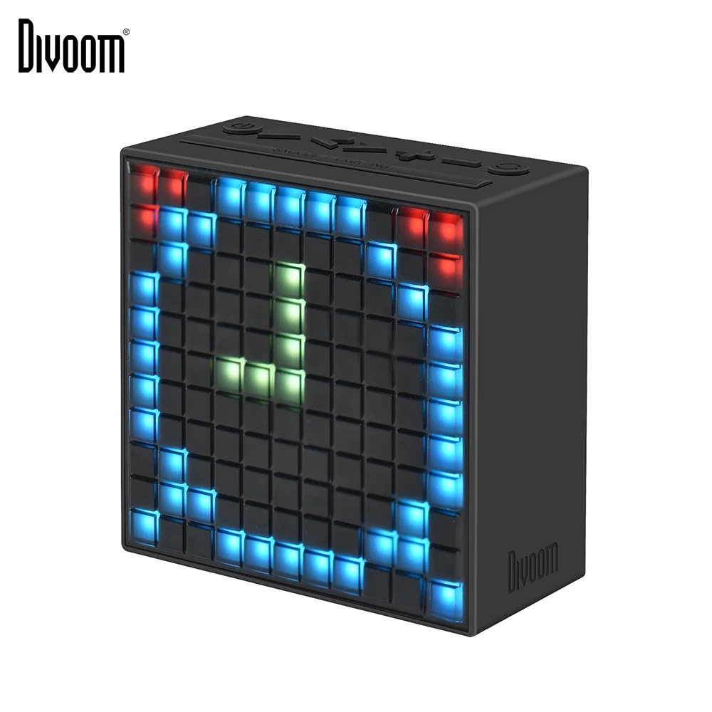  Divoom Timebox Bluetooth Wireless 4.0 Smart alarm clock and portable speaker with FM radio compatib - 32762719276
