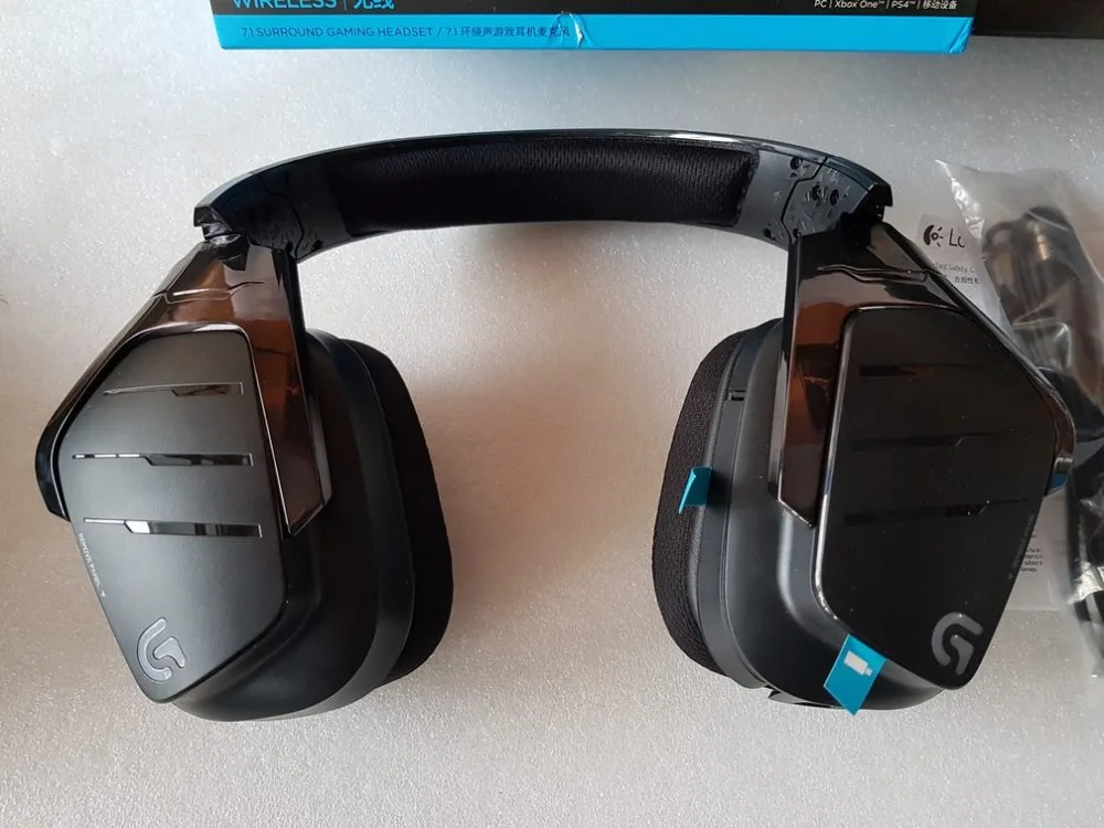  USED Logitech G933 Wireless 7.1 Surround Sound Gaming Headset free shipping wireless headphones