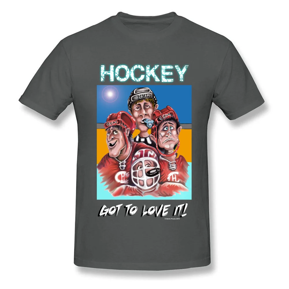 Hockey Round Collar T Shirt Summer Tops Shirts Short Sleeve 2018 Discount Cotton comfortable Tops & Tees Fashionable Mens Hockey carbon