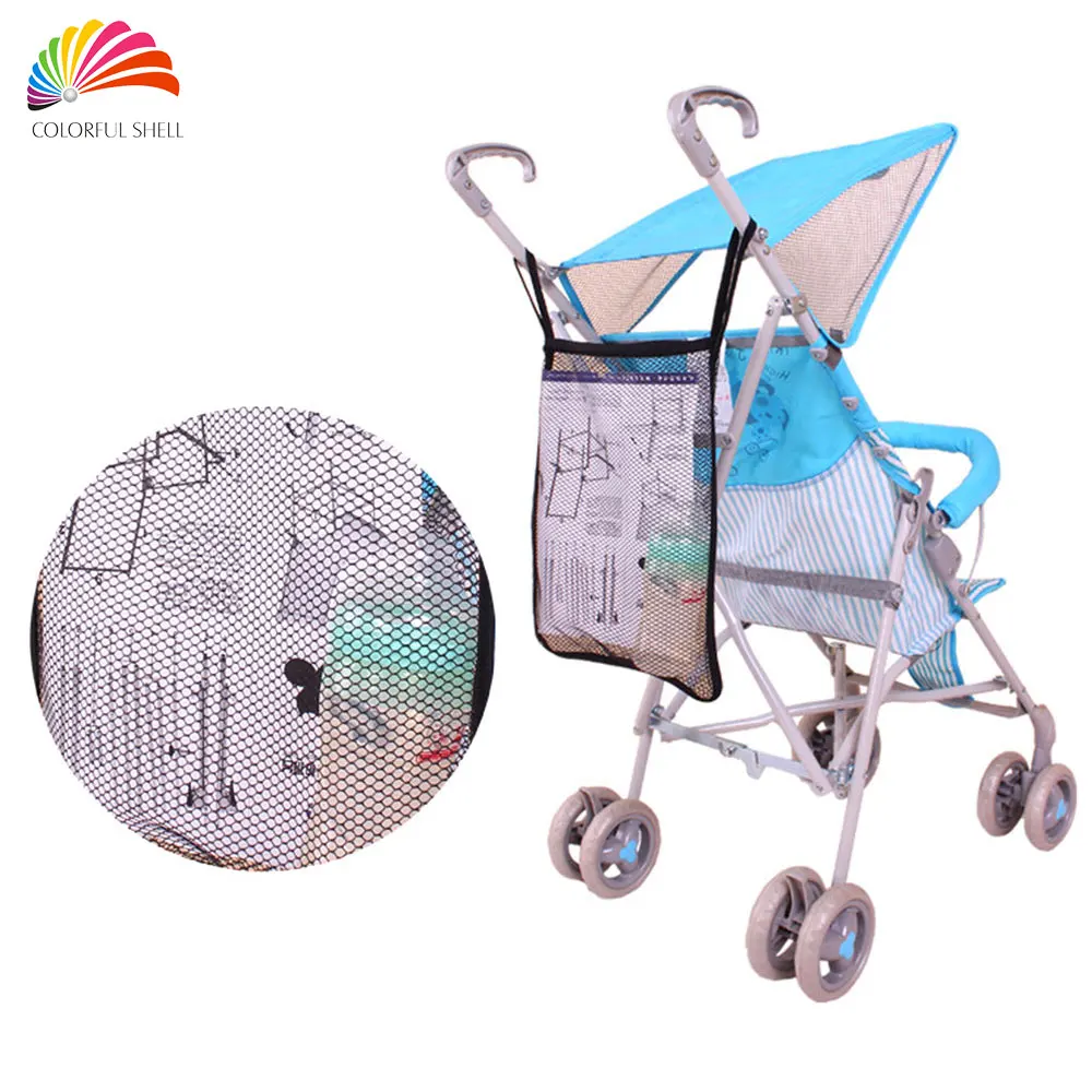 Amazing Baby Stroller Organizer Carrying Bag Pushchair Mesh Bag Baby