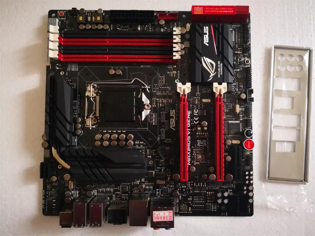 

ASUS MAXIMUS VI GENE M6G desktop motherboard Z87 LGA 1150 DDR3 32G SATA3 UBS3.0 Micro-ATXmotherboard used 90%new