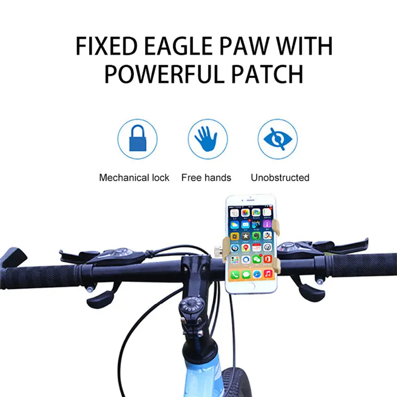 Горный велосипед сплав сотовый телефон плотно Сцепление держатель телефона для iPhone samsung телефон Перевозчик для велосипеда Алюминиевое Крепление мотоцикла