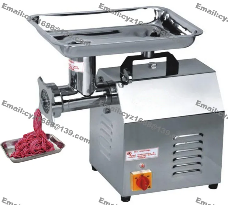 

Free Shipping 120kg/h Commercial Use Stainless Steel 110v 220v Electric Automatic Meat Mincer Grinder Maker Machine