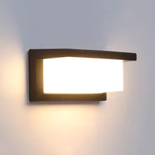 Modern LED Wall Light Aluminum Outdoor Waterproof Wall Lamp Garden Porch Patio Aside Front Door Lighting Light BL23X free shipping european modern minimalist creative study wall lamp led waterproof outdoor garden lighting patio door wall light