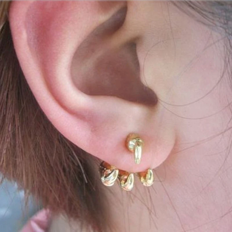 

Vintage Eagle Claw Stud Earrings Simple Geometric Earrings For Women Accessories Female Fashion Jewelry Gift