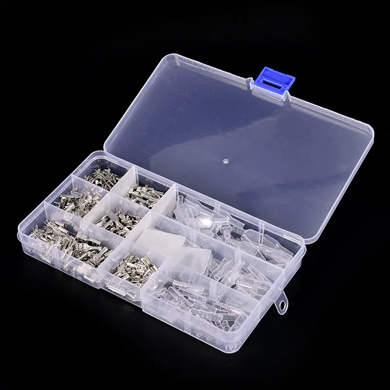 

270pcs/set Crimp Terminal Female Spade Connector +Male Spade Connector 6.3mm 2.8mm 4.8mm