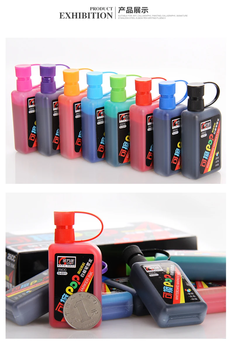 Erasable POP Marker Ink Refillable 25ml