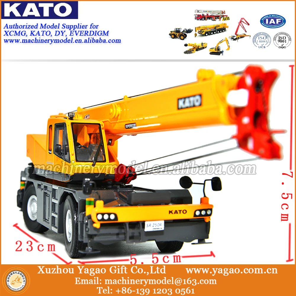  2019 New Arrive 1/50 Diecast Metal Construction Models for KATO SR250Ri Rough Terrain Crane Model T