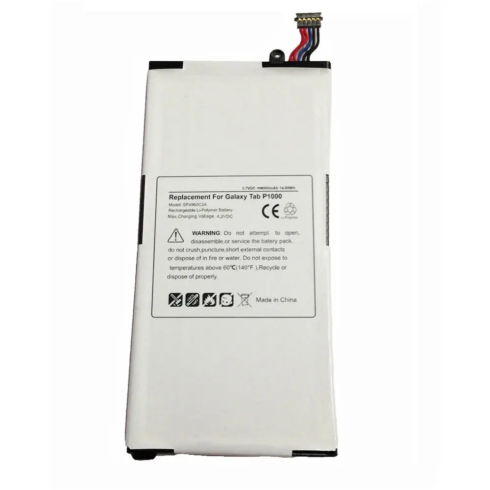 Новинка SP4960C3A AA31D26 B056H004-001 AA1ZA18BS/T-B AA1B123tS/T-B GB/T18287-2000 аккумулятор для Samsung P1000 (GT-P100 |