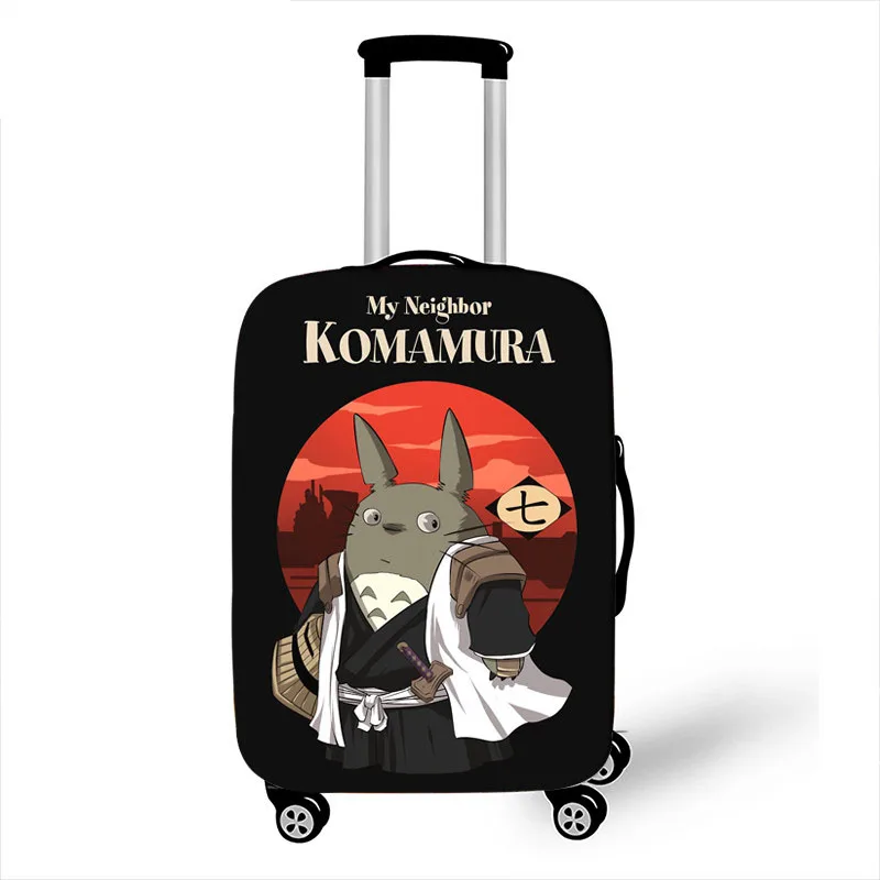 18-32 Inch Anime Tonari no Totoro Travel Accessories Luggage Cover for Girls Boys Suitcase Protective Cover Elastic Trolley Bag - Цвет: 003