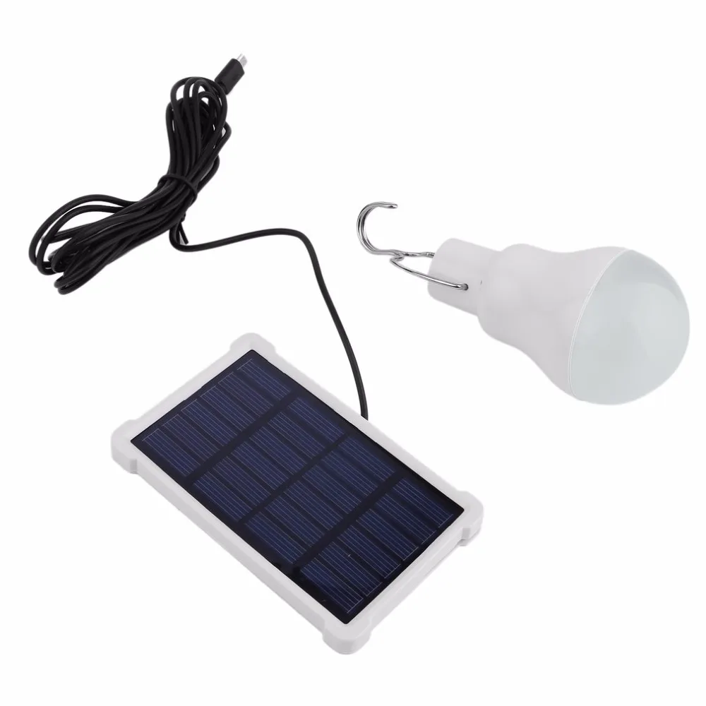 

15W Solar power system Garden Light Sunlight LED Solar Light Outdoor Solar Lamp for Camping Hiking Fishing solar travel light