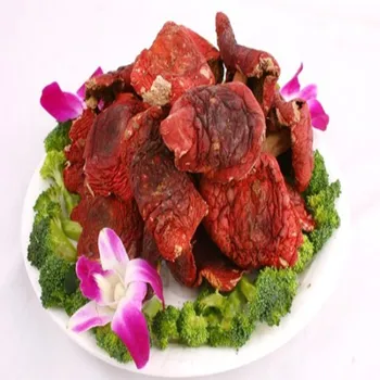 

Wild Red Mushroom, Deep Mountain Specialty Red Mushroom Dry Goods, Raise Lung and Fight Cancer, Blood, Go Edema, Good Quality