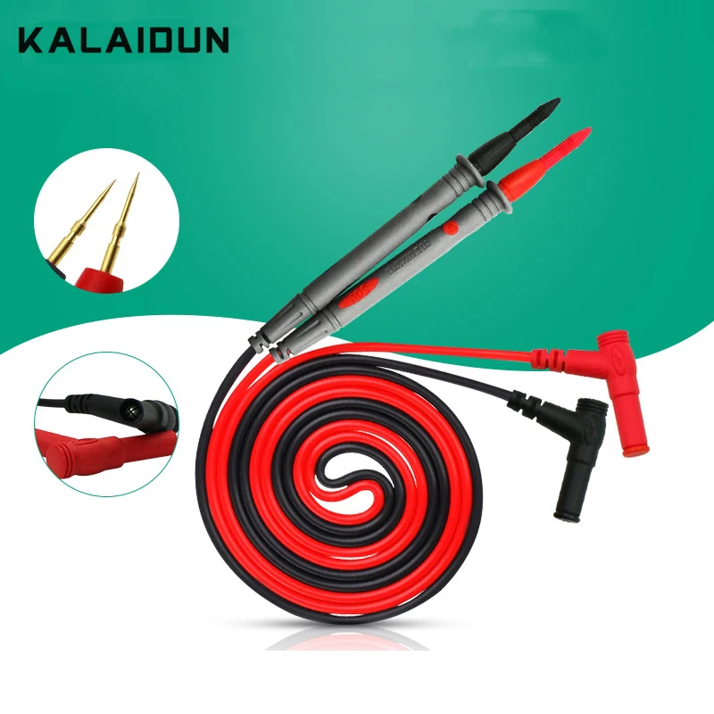 

KALAIDUN Probe Test Leads Multimeter Tester Pen Cable Practical Digital Multimeter Needle Tester Wire Universal Probe 20A/10A