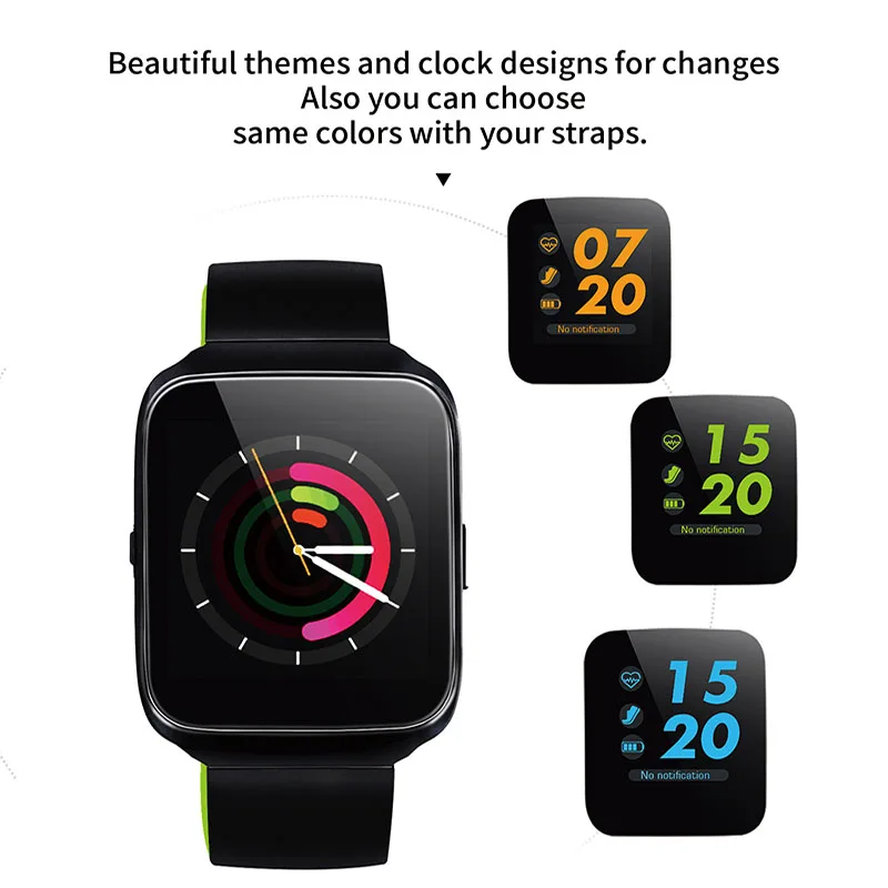 Smart Watch Blood Pressure Monitor Heart Rate Bluetooth Smartwatch men Call Message Reminder Wearable devices Bracelet Sports