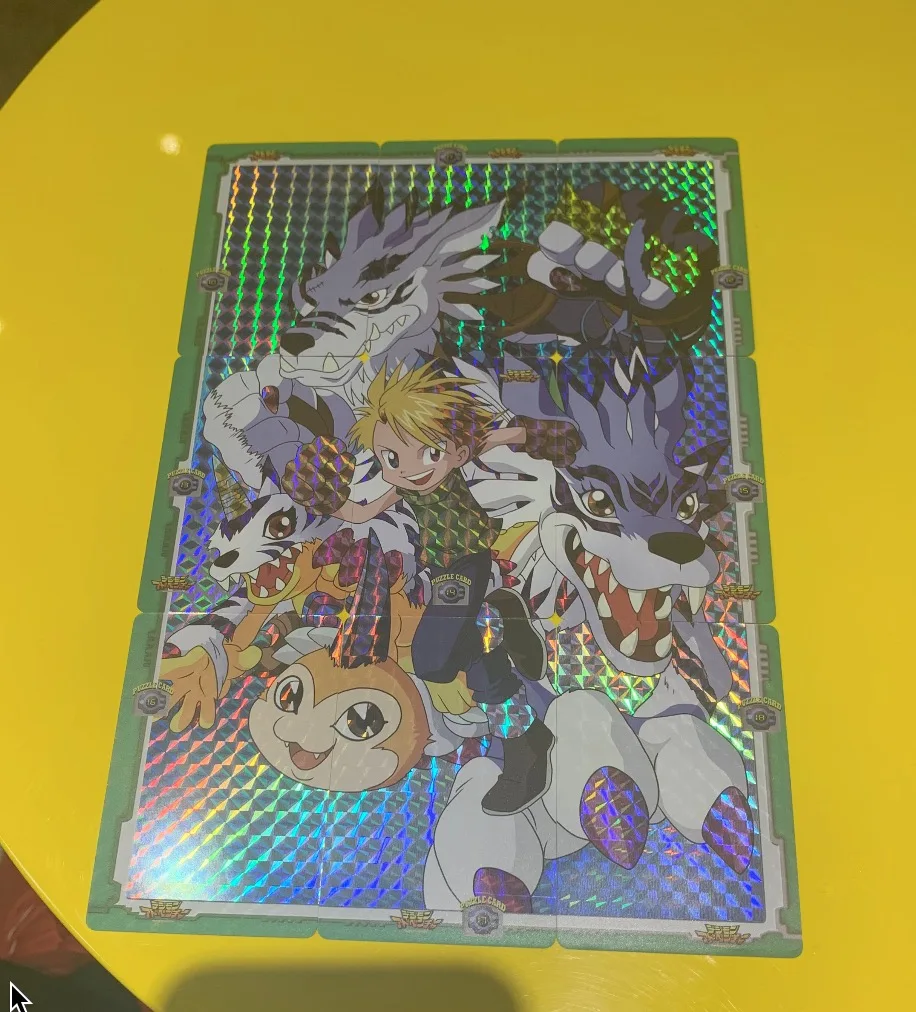 10 шт./компл. Reissue Digimon monster 9 в 1 Игрушки Хобби Коллекционные игрушки коллекция аниме-открытки