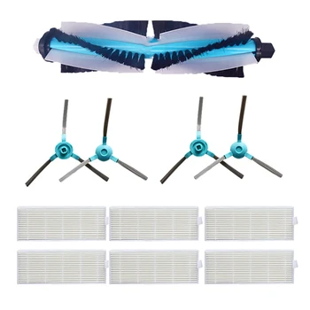 

Main Brush Replacement For Cecotec Conga 1390 Cecotec Conga 1290 Robotic Vacuum Cleaner, Side Brush, Hepa Filter 11Pcs Sweeper