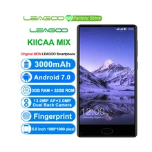 LEAGOO KIICAA MIX смартфон 5," дюймов Android 7,0 MTK6750T Восьмиядерный мобильный телефон 3 ГБ ОЗУ 32 Гб ПЗУ передний сотовый телефон с отпечатком пальца