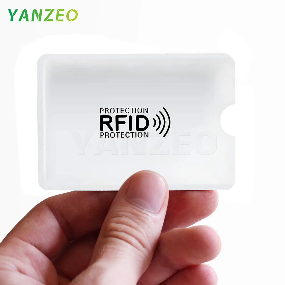 Yanzeo RFID экранированный рукав карта блокировка 13,56 МГц IC карта защиты NFC карта безопасности Предотвращение неавторизованного сканирования