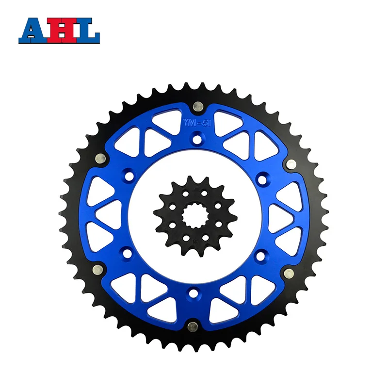 

Motorcycle Parts 51-14 T Front & Rear Sprockets Kit For YAMAHA WR450F WR 450F WR450 WR 450 F 2003-2014 Gear Fit 520 Chain