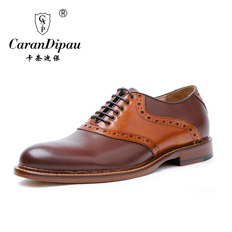 

2017 New High Quality Genuine Leather Men Shoes Brogues, Lace-Up Bullock Business Men Oxfords Shoes Men Dress Shoes Flats