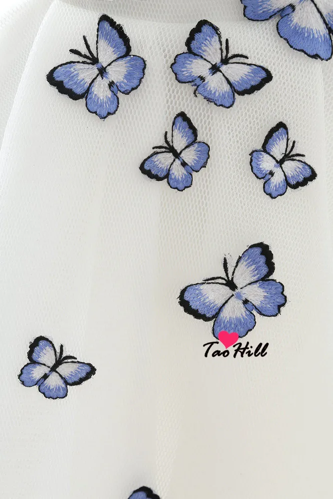 TaoHill новые алиновые белые бабочки дешевые платья подружки невесты мини короткие без рукавов милые 16 Выпускные вечерние платья