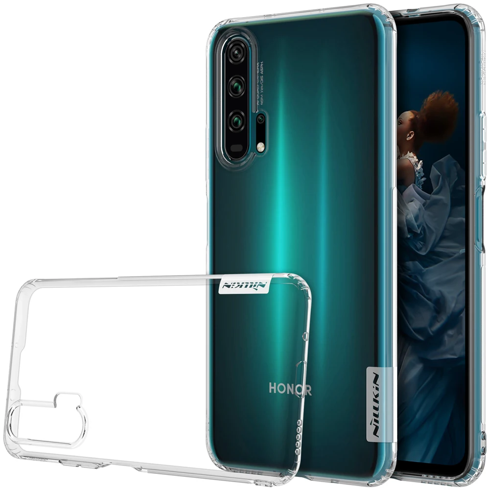 Оригинальный чехол для huawei Honor 20 Pro NILLKIN Natural TPU Fundas, мягкий прозрачный кремний чехол для телефона