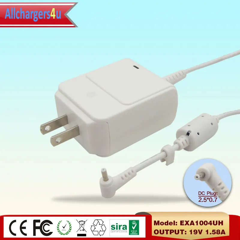 Оригинальный Мощность Зарядное устройство 19 V 1.58A EXA1004UH для Asus eee pc x101ch 010lf 1015cx 1015ED