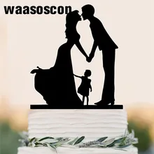 Свадебный торт Топпер Mr Mrs акрил черный Топпер Жених невесты для обещания торт Свадьба годовщина свадьбы Вечерние
