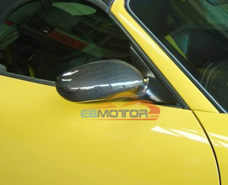 Real Carbon Fiber Mirror 1pair for Porsche 911 996 Boxster 986 1998-2004
