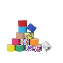 Эластичный хлопок Защитная Клейкая лента 5 см* 5 см спортивная эластичная клейкая лента бандаж уход Кинезиологии Лента для первой помощи травма мышц Поддержка