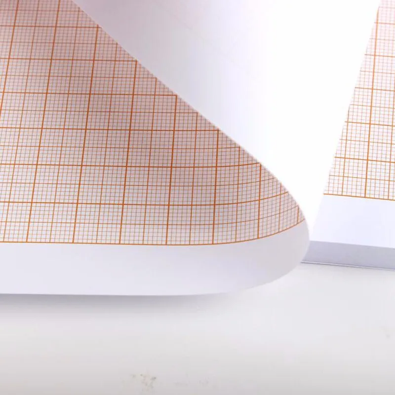 ورق رسم بياني محسوب باللون البرتقالي أوراق شبكة A4 A3 A2 A1 A0 Paper A4 Paper Gridpaper Drawing Aliexpress