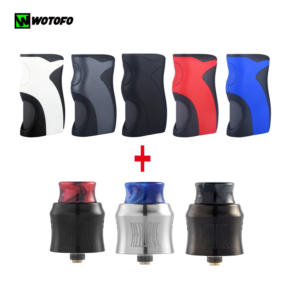 

Original Wotofo Recurve Squonk Mod Kit With Wotofo Recurve RDA Tank without 18650 20650 20700 21700 8ML Vape elektronik sigara