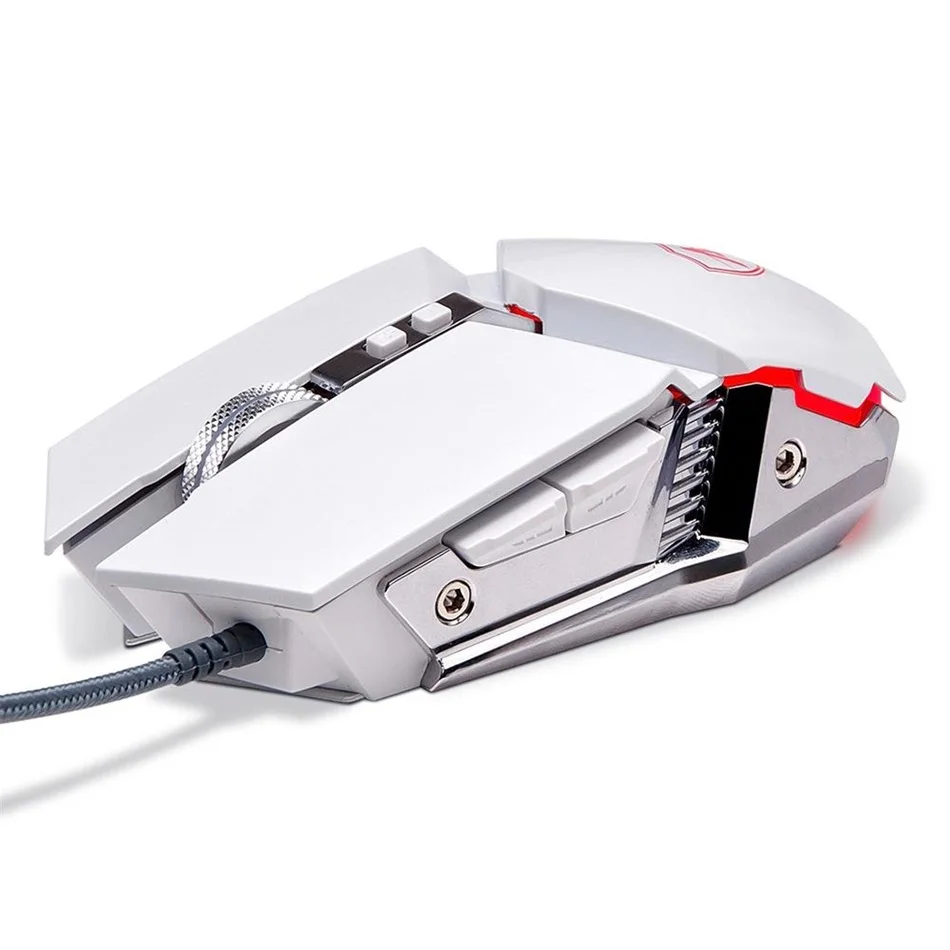 Ajazz 110S mechanical mouse DPI max 3200 gaming mouse 4 color backlight 6-key customization for both hands for lol PC laptop  (11)
