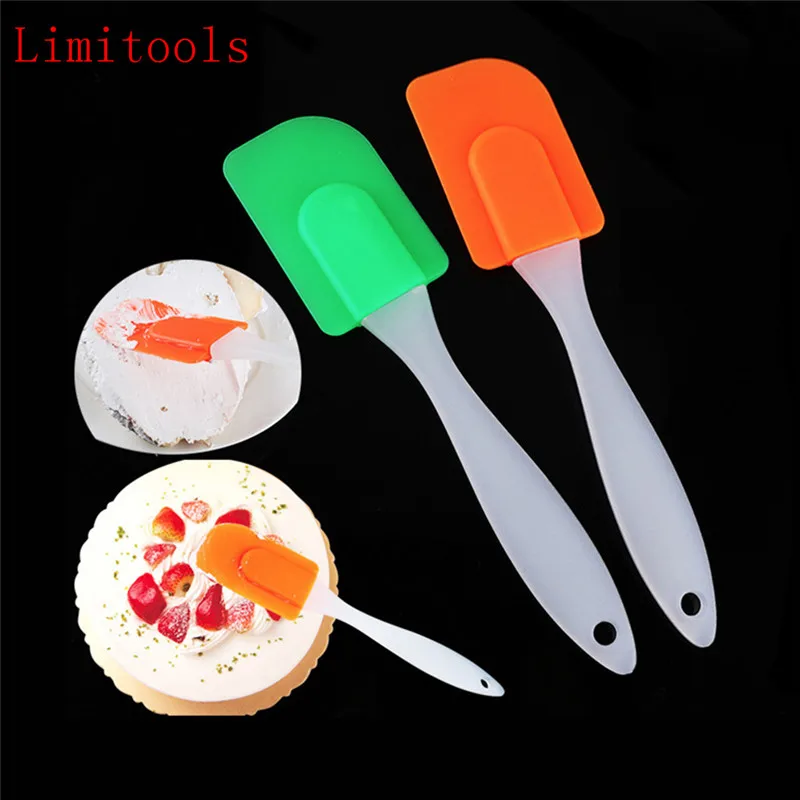 

HOME Baking Tools For Cakes Double Silicone Spatula Spoon Cookie Pastry Scraper Mixer Buttter Ice Cream Scoop Free Shipping