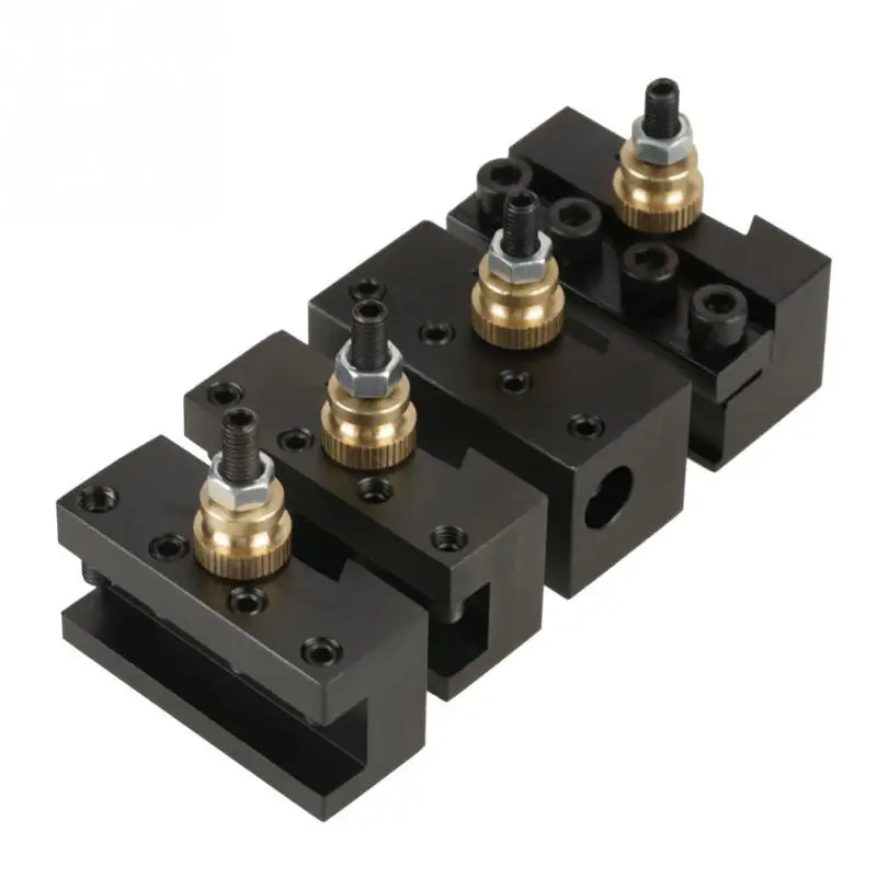 

4Pcs/lot Mini Lathe Quick Change Tool Holder Kit Lathe Tool Post Holder Boring Blade Turning Facing Holder Set High Quality