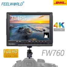 Feelworld FW760 монитор 7 дюймов ips Full HD 1920x1200 4K HDMI камера монитор для DSLR мониторинга для Nikon sony Canon камеры