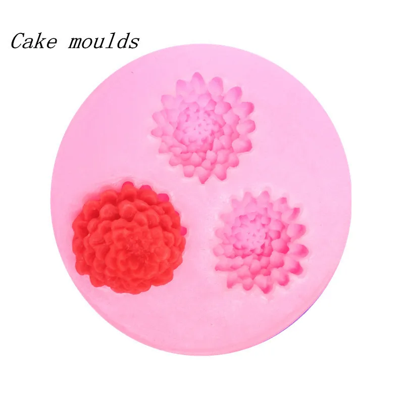Wholesale Silicone mold K257 Mini Daisy shape Decoration resin flower